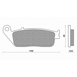 Τακάκια Daytona 33214 (FA196)(FD130) Τακάκια Daytona 33214 (FA196)(FD130)